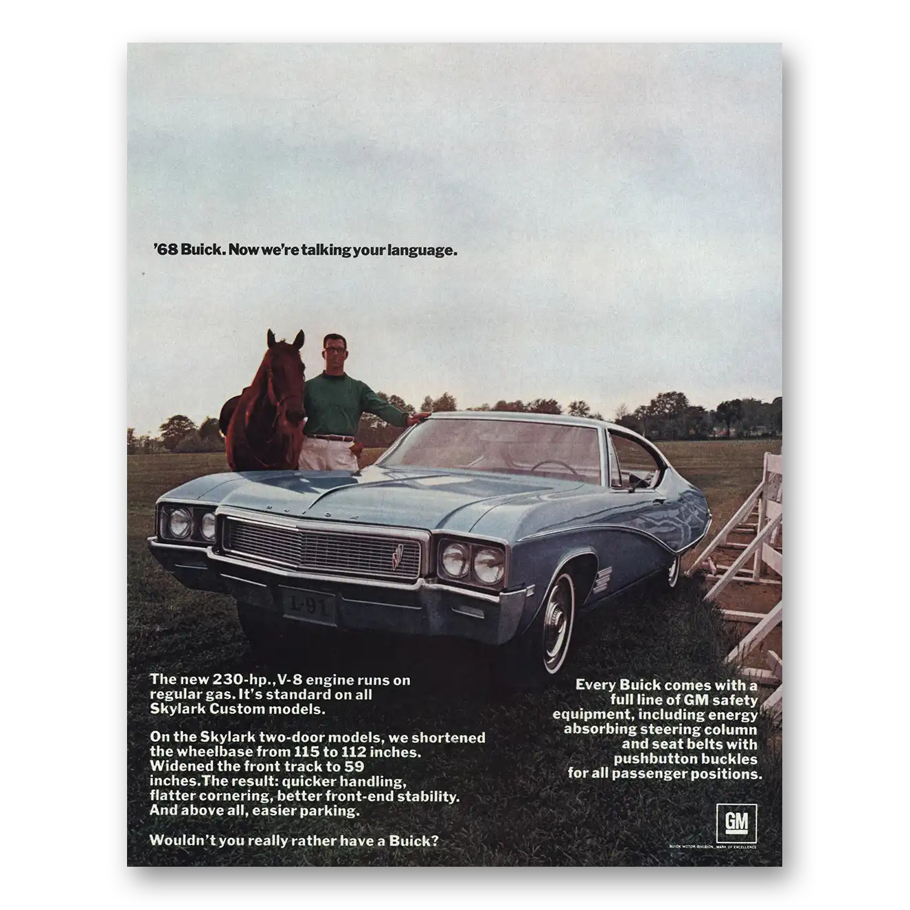 1967 Buick Skylark Print Ad | Custom Talking
