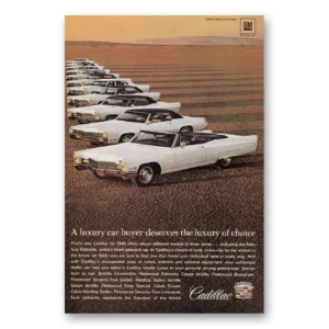 1968 Cadillac Print Ad | Luxury Car