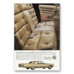 1968 Cadillac Print Ad | Choice Seat