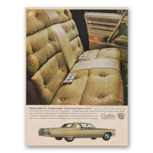 1968 Cadillac Print Ad | Performance