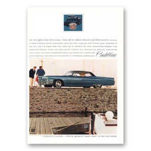 1968 Cadillac DeVille Print Ad | Bought It For Its Luxury