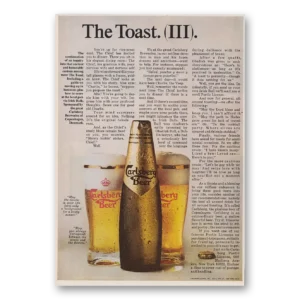 1968 Carlsberg Beer Print Ad | The Toast Iii