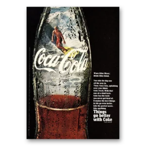 1968 Coca Cola Print Ad | Wave After Wave
