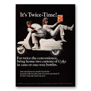 1968 Coca Cola Print Ad | Twice Time