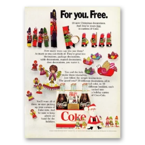 1968 Coca Cola Print Ad | Christmas