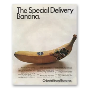1968 Chiquita Banana Print Ad | Special Delivery