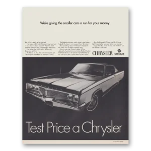 1968 Chrysler Newport Print Ad | Smaller Cars