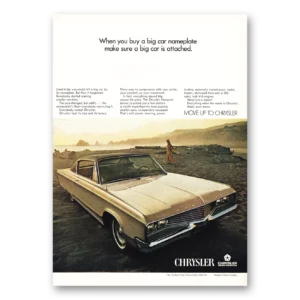 1968 Chrysler Newport Print Ad | Big Car Nameplate