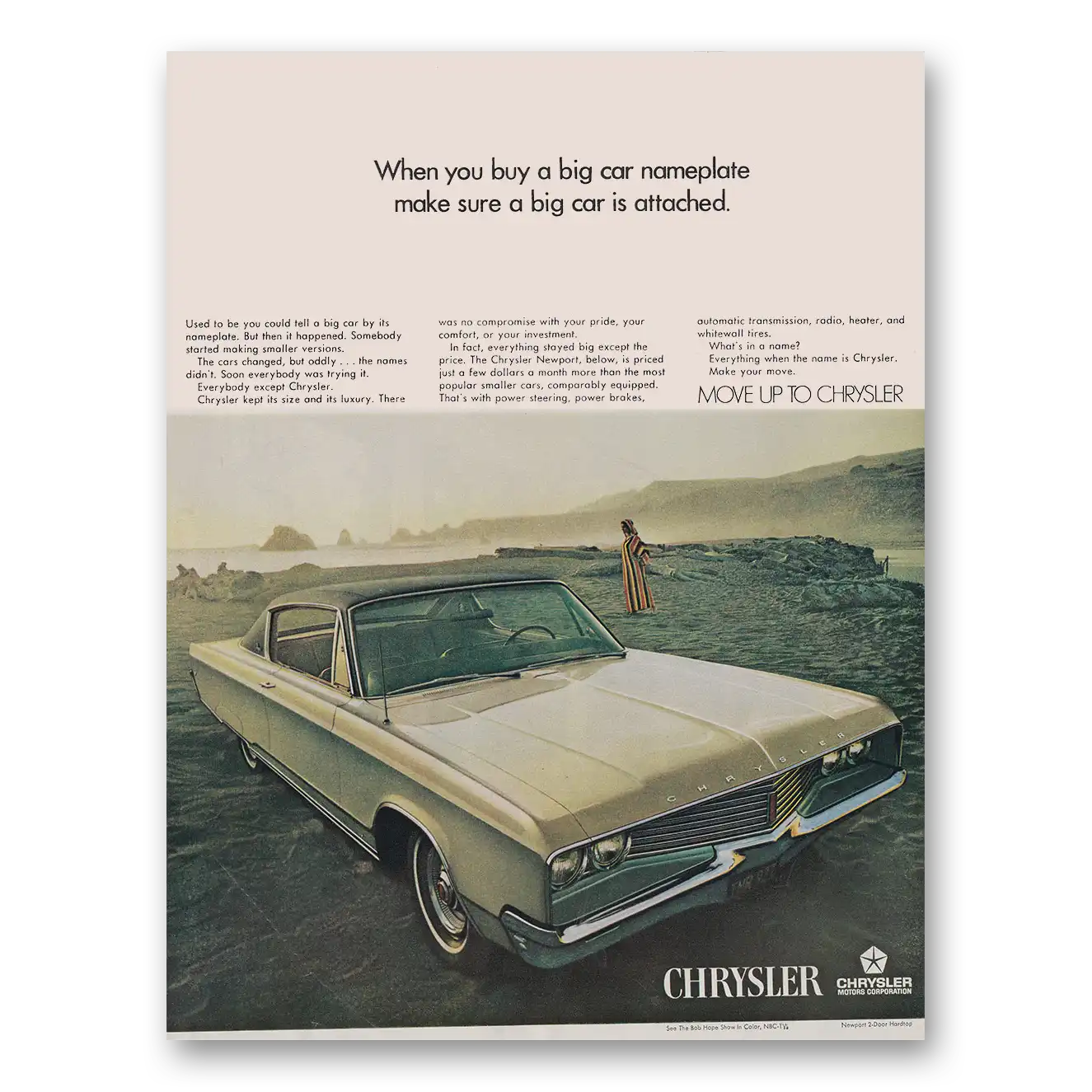 1968 Chrysler Newport Print Ad | Nameplate