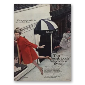 1968 Clairol Hair Color Print Ad | Magic Touch