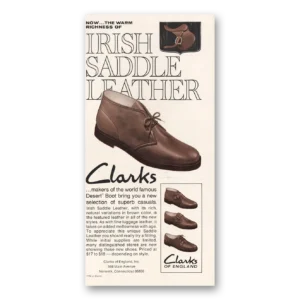 1968 Clarks Shoes Print Ad | Desert Boot