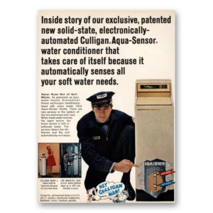 1968 Culligan Print Ad | Aqua Sensor