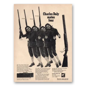 1968 Charles Daly Print Ad | Mates Four