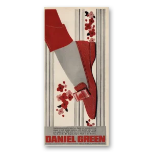 1968 Daniel Green Print Ad | Cushioned Comfort