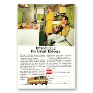 1968 Travco Motor Home Print Ad | Great Indoors