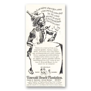 1968 Emerald Beach Plantation Print Ad | You Belong Where Lifes Song