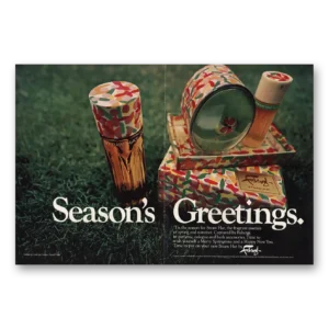 1968 Faberge Print Ad | Seasons Greetings