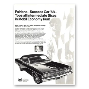 1968 Ford Fairlane Print Ad | Intermediate Sixes