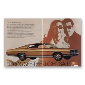 1968 Ford XL Print Ad | See Light Sale