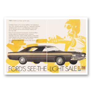 1968 Ford Fairlane Print Ad | See Light