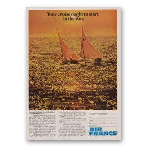 1968 Air France Print Ad | Your Cruise