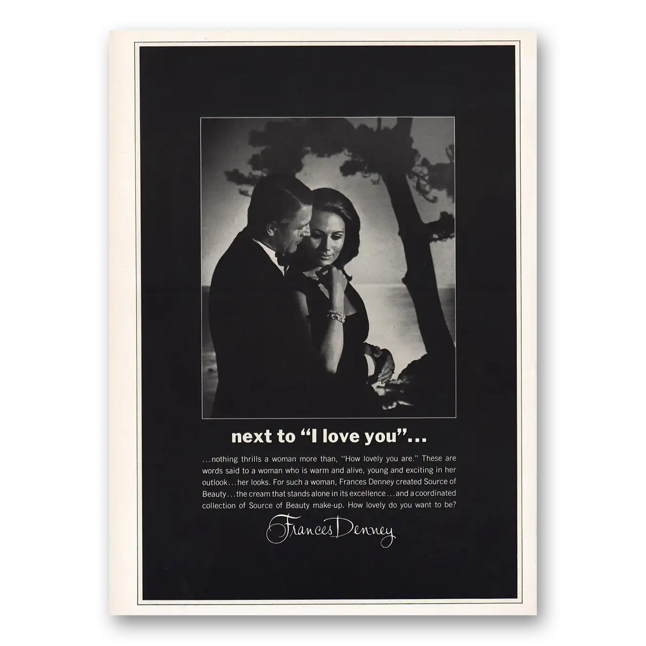 1968 Frances Denney Print Ad | Love You