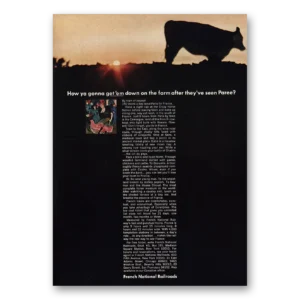 1968 French National Railroads Print Ad | After Paree