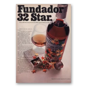 1968 Fundador 32 Star Print Ad | How Many Stars