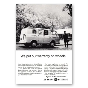 1968 General Electric Print Ad | Warranty Wheels