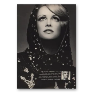 1968 Geminesse Fragrance Print Ad | Donald Brooks