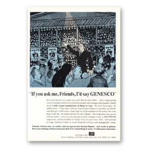 1968 Genesco Print Ad | If You Ask Me Friends