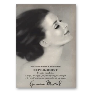 1968 Germaine Monteil Print Ad | Super Moist Beauty Emulsion