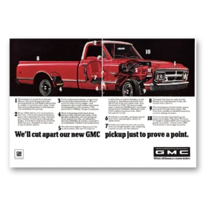 1968 GMC Trucks Print Ad | Cut Apart