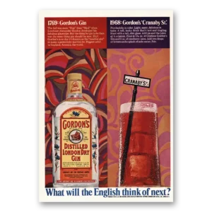 1968 Gordons Gin Print Ad | Cranaby St