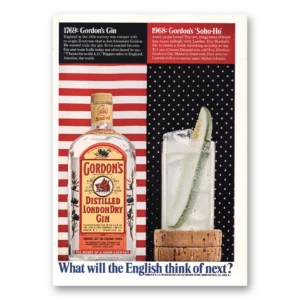 1968 Gordons Gin Print Ad | Soho Ho