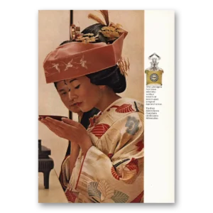 1968 Guerlain Print Ad | Pledges Her Love Silently