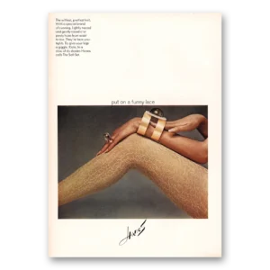 1968 Hanes Hosiery Print Ad | Funny Face