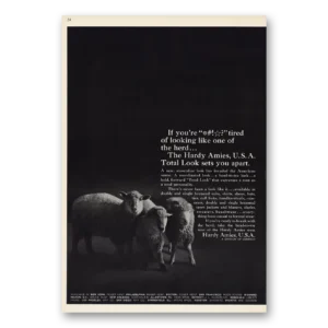 1968 Hardy Amies USA Print Ad | Tired Looking