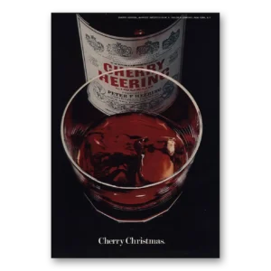 1968 Cherry Heering Print Ad | Cherry Christmas