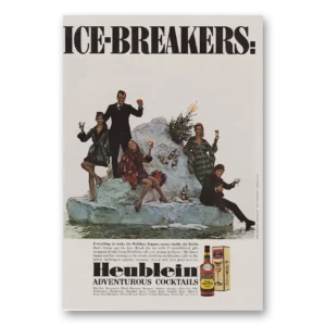 1968 Heublein Print Ad | Ice Breakers
