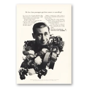 1968 Air India Print Ad | First Class Passengers