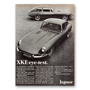 1968 Jaguar XKE Print Ad | Eye Test