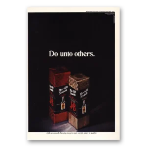 1968 J&B Print Ad | Do Unto Others