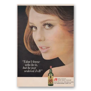 1968 J&B Scotch Whisky Print Ad | I Don't Know