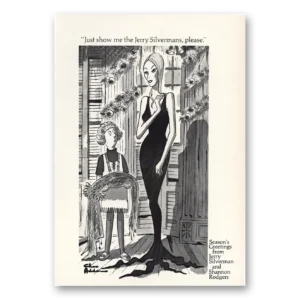 1968 Jerry Silverman Print Ad | Seasons Greetings