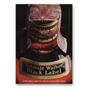 1968 Johnnie Walker Print Ad | It Ought To Be Called Sir