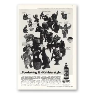 1968 Kahlua Print Ad | Fonducing It
