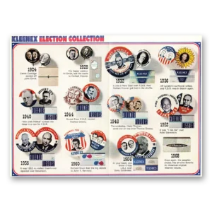 1968 Kleenex Tissues Print Ad | Election Collection