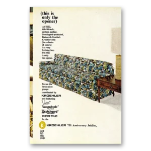 1968 Kroehler Furniture Print Ad | Only Opener