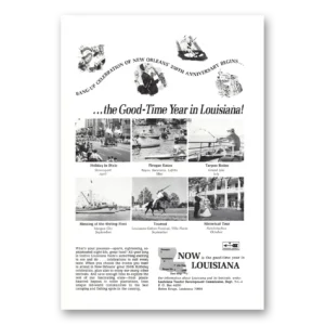 1968 Louisiana Print Ad | Good Time Year